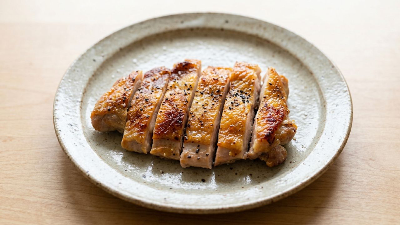 鶏むね肉の福来みかん塩焼き